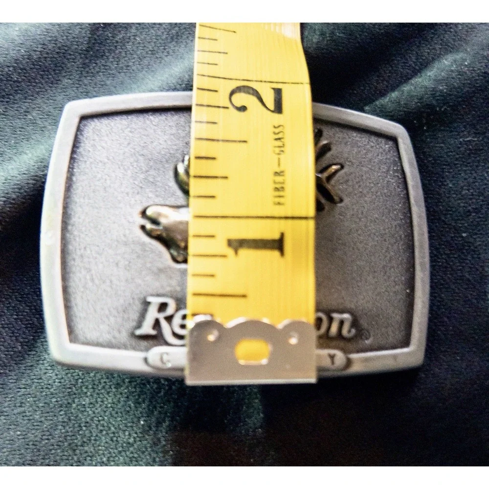 Vintage 1986 Remington Bugling Elk Belt Buckle Sculpted By Sid Bell Made In USA‎